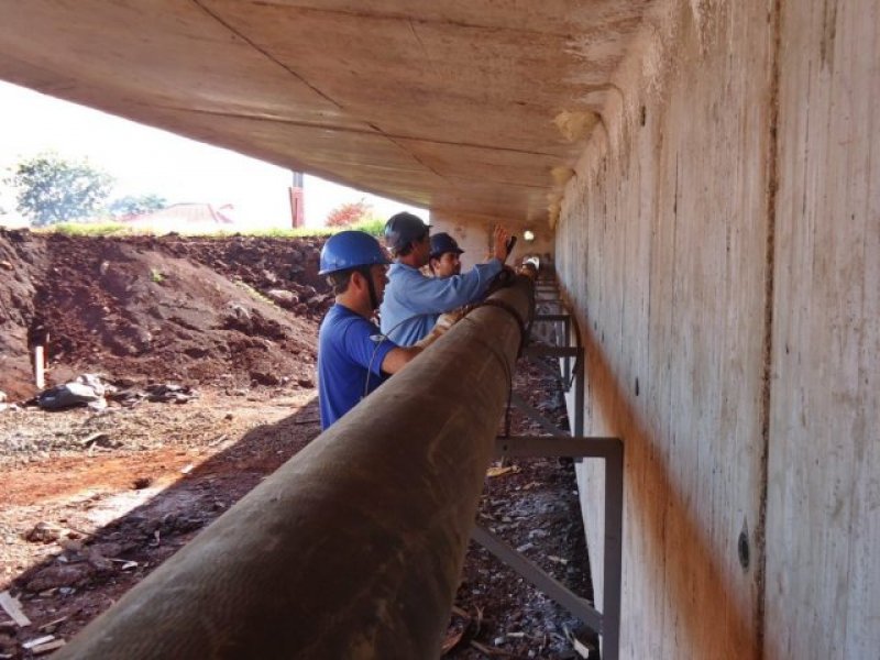 Começa nova etapa das obras da Sanepar na PR-445 | Sanepar